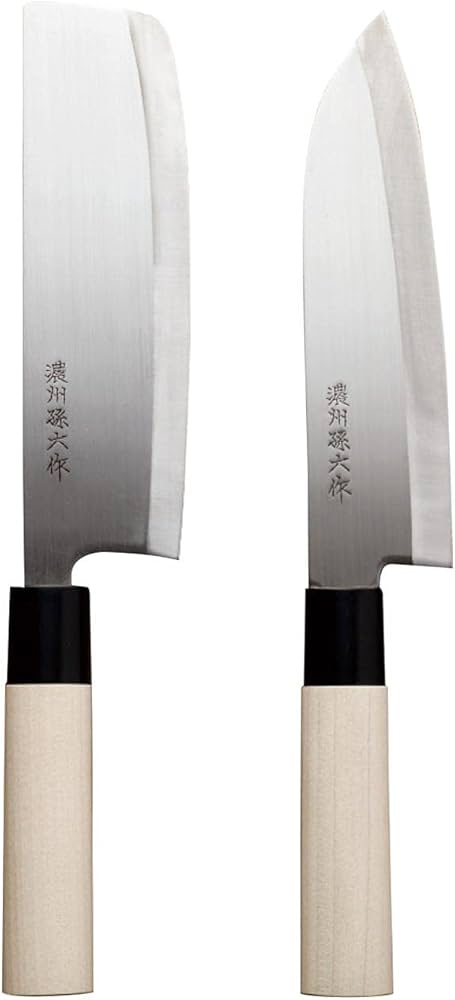 アルファ様用　片刃包丁 宏之作 三徳包丁 両刃 170mm 粉末ハイスHAP40鋼 割込み